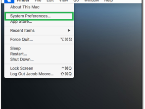 system preferences apple